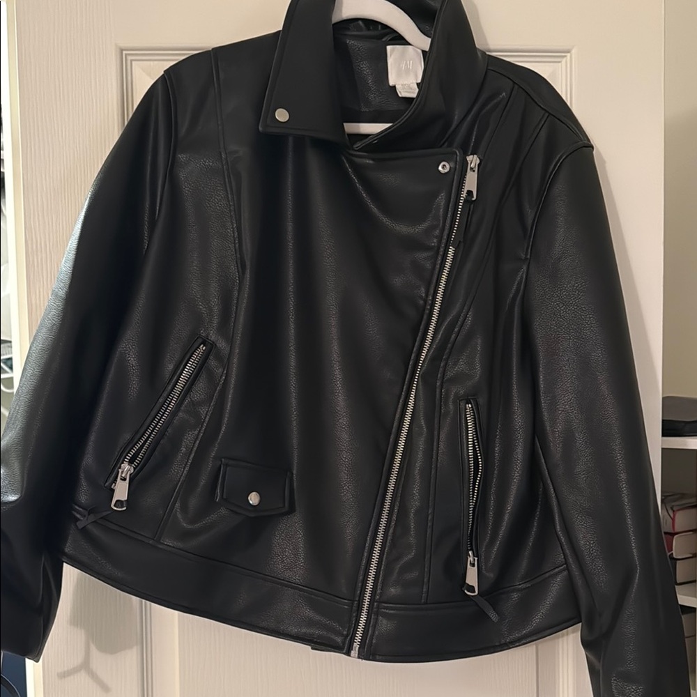 HM Faux Leather Biker Jacker